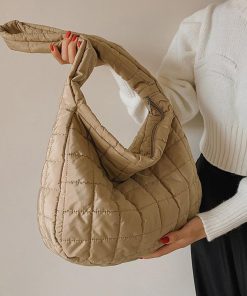 トートバッグ | キルトショルダーバッグダウン風レディース