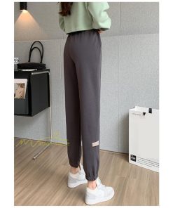 チノ・テーパード・ジョガー・スキニーパン | パンツ テーパードパンツ レディース ロング丈 秋冬コーデ スウェットパンツ カジュアル 刺繍 ロングパンツ 着痩せ ウエストゴム 大きいサイズ シンプル