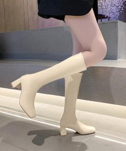 ニーハイブーツ | ロングブーツ ブーツ 合皮 韓国