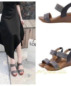 サンダル ミュール | サンダル レディース 履きやすい 可愛いサンダル 歩きやすい おしゃれ 疲れない 靴 シューズ ウェッジソール 2021春夏 カジュアル アウター エレガント お出かけ