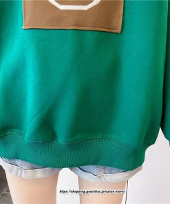 パーカー | トレーナー レディース プルオーバー クルーネック 長袖 トップス スウェット ゆったり 切り替え 大きいサイズ おしゃれ コットン 送料無料 厚手 丸首 綿