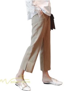 ワイドパンツ | パンツ レディース ロング丈 コットン 麻混 カジュアル 無地 40代 50代 リネン 夏 秋 カジュアル ロングパンツ 大きいサイズ 30代 20代 3色 上品