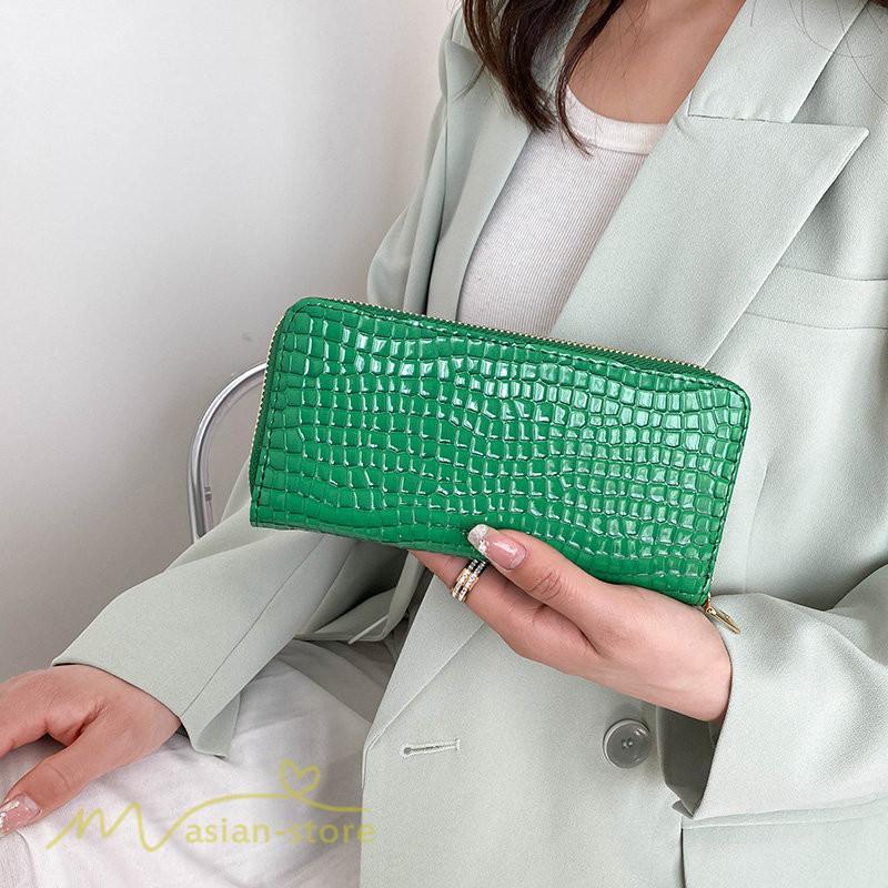 さいふ バッグ | レディース 長財布 レディース ウォレット 財布 さいふ 大容量 シンプル 緑 黒 白 プレゼント ロングウォレット 人気 使いやすい 20代 札入れ 40代 30代