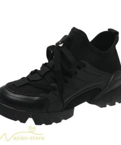 スニーカー | インソール レディース ダッドスポーツシューズ 靴 厚底 レースアップ 無地 履きやすい ハイカット 可愛い 脚長効果 歩きやすい 新作