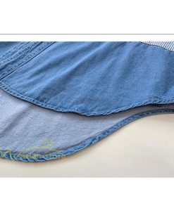 シャツ・ブラウス | シャツ レディース デニムシャツ シャツブラウス 秋コーデ 長袖 デニム 切り替え きれいめ ストライプ カジュアル 上品 2XL 秋 大きいサイズ 春 ライトアウター