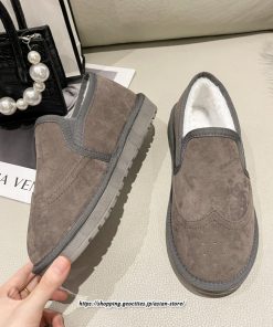ローファー | モカシン レディース 軽量 靴 あったか シューズ 裏起毛 防寒 裏ポア カジュアル 冬 可愛い フラット 柔らかい 防寒対策