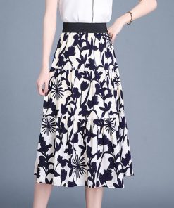 フレアスカート | ミモレ丈スカート サラリ Aライン 花柄