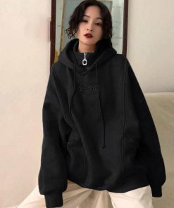 パーカ | 体型カバー オーバーサイズ レディース ロゴ フード付きパーカー トップス 裏起毛 トレーナー ロング丈 カジュアル