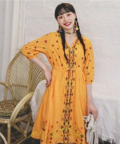 ミニ丈 | ワンピース レディース 夏 秋 ひざ上 カジュアル 大人 20代 30代 40代 50代 ママ 母 OL 謝恩会 食事会 個性的 民族風 三色展開 海外セレブ 女子会 上品