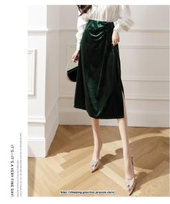 スカート | ロングレディース ロング丈 スウェット オシャレ スリット キレイめ 着痩せ 大人フェミニン 2022 新作 通勤 30代 50代 20代 通学 40代