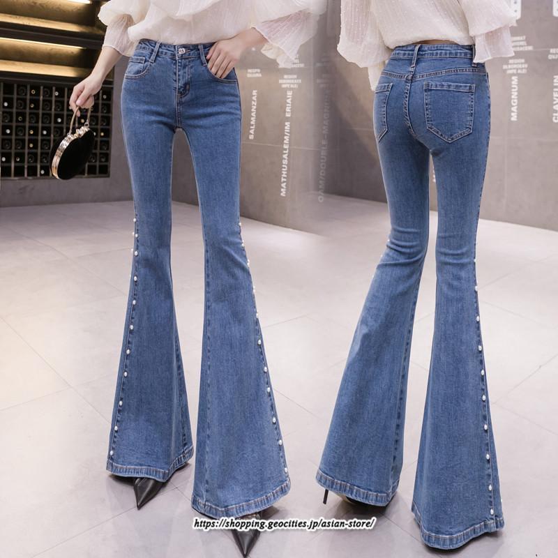 チノ・テーパード・ジョガー・スキニーパン | デニムパンツ レディース スキニーデニム フレアパンツ ロングパンツ ボトムス ロング ジーンズ ジーパン ストレッチ 着痩せ ハイウエスト 送料無料 長ズボン