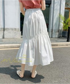 スカート | ボトムス レディース きれいめ 40代 30代 春秋 ロング丈 綿おしゃれ カジュアル 無地 通勤 OL 韓国風 通学 不規則 お出かけ 夏物 上品 着痩せ