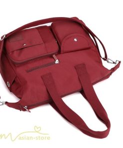女性用バッグ | バッグ レディースバッグ ショルダーバッグ 大容量 鞄 撥水加工 ナイロン製 2way 肩掛け 斜めがけ 手提げ ハンドバッグ 6色 ショルダー シンプル 通勤 通学