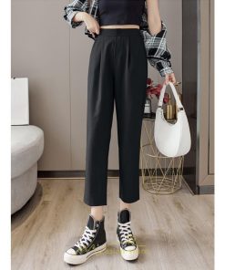 チノ・テーパード・ジョガー・スキニーパン | テーパードパンツ レディース ボトムス パンツ 麻綿風 チノパン 涼しい 接触冷感 ウエストゴム 夏パンツ 九分丈 春夏秋 可愛い 20代30代 無地 スリム 40代 大人