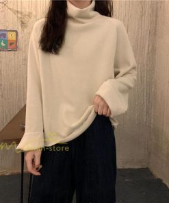 パーカー | トレーナー レディース 厚手 秋冬 コーデ 無地 ハイネック トルネック 長袖 着回し 裏起毛 暖かい 可愛い フリーサイズ ゆったり 7色 プルオーバー カジュアル