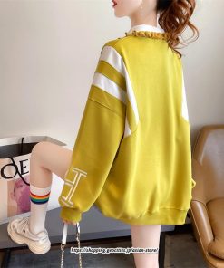 パーカー | トレーナー レディース クルーネック 長袖 トップス Tシャツ スウェット ゆったり 秋 春 秋物 秋冬 送料無料 20代30代40代50代 おしゃれ 韓国