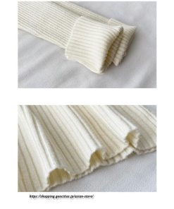 ニット・セーター | カットソー ニット レディース リブニット 長袖 秋冬 春 トップス スリム ストレッチ インナー 無地 通学通勤 着痩せ 長袖ニット 長袖カットソー プルオーバー