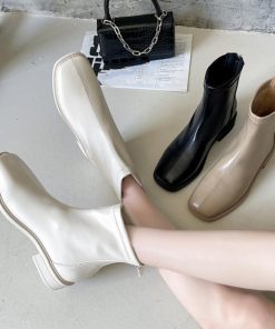 ショートブーツ | フルジップブーツ 美脚