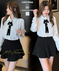 シャツ・ブラウス | シャツ ブラウス 秋冬 レディース スカーフタイ きれいめ フォーマル 春 長袖 オフィス 蝶結び 20代30代40代 通勤通学 お出かけ 着痩せ カジュアル 上品 春夏作