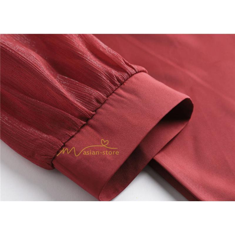 tシャツ・カットソー | Tシャツ レディース 7分袖 七分袖 カジュアル Vネック おしゃれ 女性用 シンプル 無地 ブラック 着痩せ レース付き シフォンシャツ 母の日 20代30代40代50代