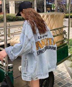 その他コート、アウター | デニムジャケット レディース バックロゴ