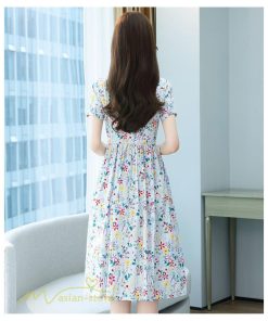 ミディアム | ワンピース レディース 花柄 サマーワンピース 半袖 シャツワンピース 夏 30代 40代 きれいめ プリント おしゃれ 膝丈 ミディアムワンピース 大きいサイズ