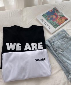 Tシャツ・カットソー | レディーストップス 英字ロゴ 体型カバー 韓国 Tシャツ ゆったり 長袖カットソー