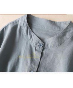 ミディアム | シャツワンピ 2WAY カーディガン 長袖 ロング 無地 体型カバー ワンピース アウター レディース ロングシャツ チュニック トップス 綿麻混ワンピース 冷房対策