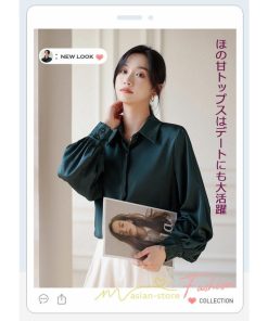 シャツ・ブラウス | ブラウス シャツ レディース 40代 上品 ブラウス きれいめ 通勤 OL ビジネス ゆったり 緑 グリーン 50代 エレガント 20代 お出かけ 30代 外出 着痩せ