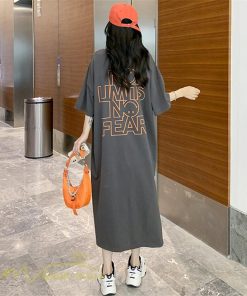 ワンピース | ゆるマタニティウェア レディース 着痩せ 夏 上品 妊婦服 大きいサイズ 体型カバー ゆったり ひざ下丈 マタニティ送料無料