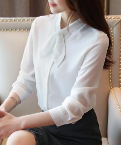 シャツ・ブラウス | シフォンシャツ ブラウス リボン レディース ビジネス フォーマル 通勤OL シンプル ファッション トレンド 大人 気質 事務服 着回し 大人 カジュアル 面接