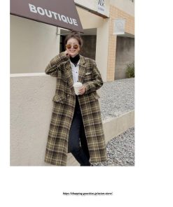 コート・ジャケット | コート レディース アウター チェスターコート ロング丈 ジャケット ロングジャケットコート 2022新作 チェック柄 厚手 ラシャ カジュアル