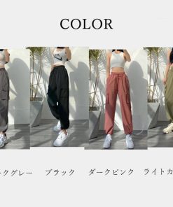 ワイドパンツ | ストリート風カーゴパンツ レディース