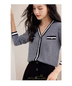 シャツ・ブラウス | ブラウス シャツ レディース 上品 ブラウス きれいめ 通勤 OL ビジネス ゆったり ボーダー柄 ニット オフィス 2022新作 秋服 キレイめ 20代30代40代50代