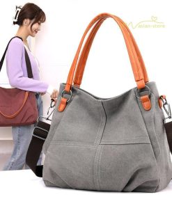 女性用バッグ | トートバッグ レディース ショルダーバック 大きめ ママバッグ 多収納 鞄 肩掛け 多機能バッグ 手提げかばん キャンパス ズック 斜めがけ 帆布 大容量