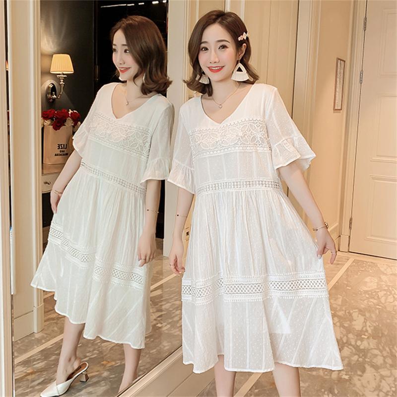 ワンピース | マタニティマタニティ レディース 体型カバー 半袖 産前産後 膝丈 普段着 Aライン マタニティウェア ママ ひざ丈 授乳口なし ワンピ