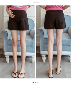 パンツ レギンス | マタニティパンツ コットン綿ショートパンツ ショーパン ボトムス 短ズボン マタニティウェア M L XXL アジャスター ゆったりカジュアル マタニティ服 XL