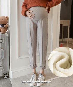 パンツ レギンス | マタニティパンツ 秋冬 テーパードパンツ 厚手 裏起毛 防寒 暖かい マタニティ 産前産後 お腹楽チン スリム ロングパンツ 妊婦 妊娠 ゆったり ママ 妊婦パンツ