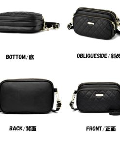 ショルダーバッグ | 3ポケット 大人 キルティングバッグ 斜めがけ 軽量 レディース コンパクトバッグ マザーズバッグ