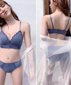 キャミソール | 下着 大人可愛い ランジェリー セット 美胸 ブラジャー ショーツ 上下セット セット ノンワイヤー 谷間