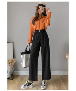 ワイドパンツ | ガウチョパンツ ゆったり ロングパンツ ハイウエストパンツ ウエストゴム カジュアルパンツ 無地 体型カバー レディース おしゃれ 通勤通学