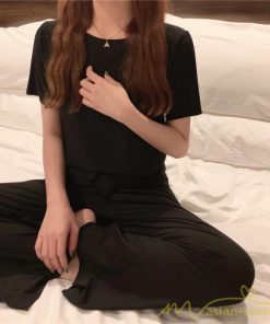 パジャマ　ルームウェア | パジャマ レディース 夏 半袖 ルームウェア 涼しい 部屋着 ナイトウェア 寝間着 上下セット 薄手パジャマ 柔らかく軽い薄手の快適Tシャツパジャマ 部屋着