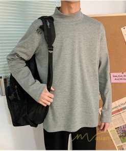 Tシャツ | ロンT メンズ ロング長袖モックネック ティーシャツ カットソー メンズ Tシャツ 長袖 カットソー 20代 30代 50代 おしゃれ 40代 メンズスタイル