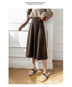 スカート | フレアレディース 秋 冬 秋冬 ミモレ丈 ロング丈 あったか Aライン 通勤 通勤 大人上品 20代30代40代50代 知的 フォーマル 綺麗