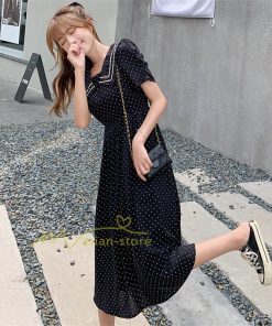 マキシ | ワンピース レディース 40代 半袖ワンピース 春夏 きれいめ マキシ丈ワンピース ドット柄 黒 着痩せ 体型カバー 30代 カジュアル 50代 上品 お出かけ アウター