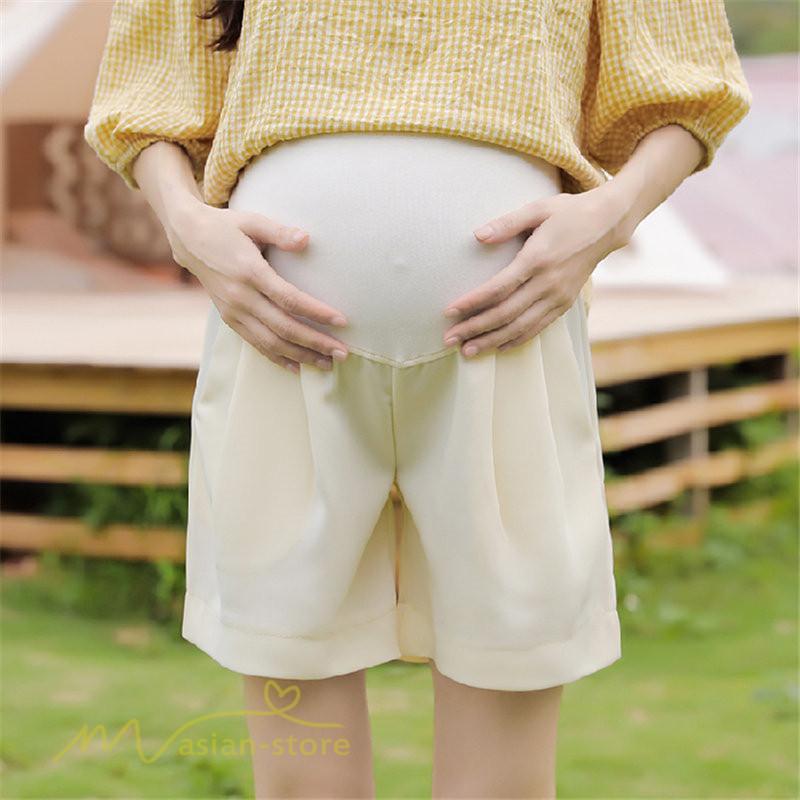 パンツ レギンス | マタニティ パンツ 妊婦服 カジュアル 夏服 サマーパンツ 着痩せ マタニティパンツ ウエスト調整 上品 無地 大きいサイズ 日常 薄手 シフォン マタニティウェア