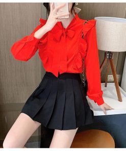 シャツ・ブラウス | ブラウス レディース 長袖 ブラウスシャツ ボウタイ フォーマル チュニック 大人 春秋 フォーマル スーツ オフィス トップス 30代 母 ママ きれいめ 20代 OL