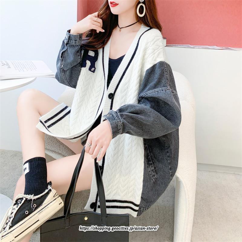 コート・ジャケット | ジャケット レディース 長袖 トップス デニムジャケット 切り替え デニム アウター デザイン おしゃれ カジュアル 2022 秋 送料無料 冬
