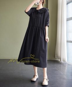 マキシ | 【大人風ロングワンピ】ワンピース レディース 夏 シンプル 無地 大人 通勤着 ロングワンピース ゆったり 20代30代40代 2022 お出かけ 着痩せ カジュアル 上品