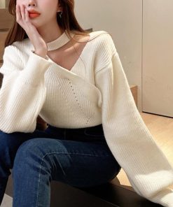 ニット・セーター | ショート丈 ニットトップスレディース秋冬